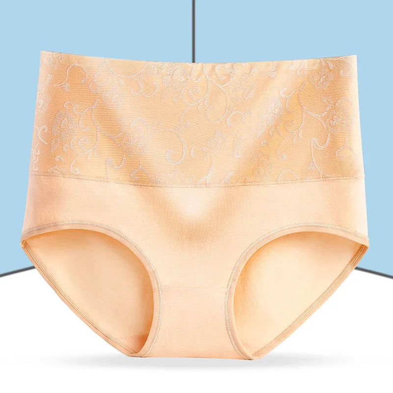Bragas Mujer Plus Size Cintura Alta Algodón Sin Costuras Control de Abdomen L-5XL