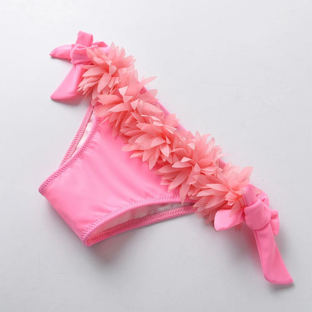 Bikini Niña Conjunto 2 Piezas Volantes Traje de Baño Niñas Verano Playa