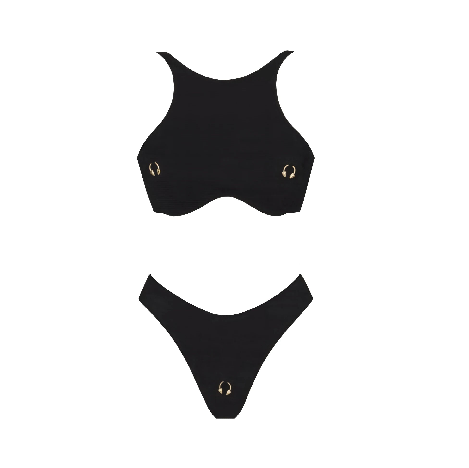 Bañador Mujer Monokini Sexy Push Up Corte Alto 2 Piezas Color Sólido Verano 2026