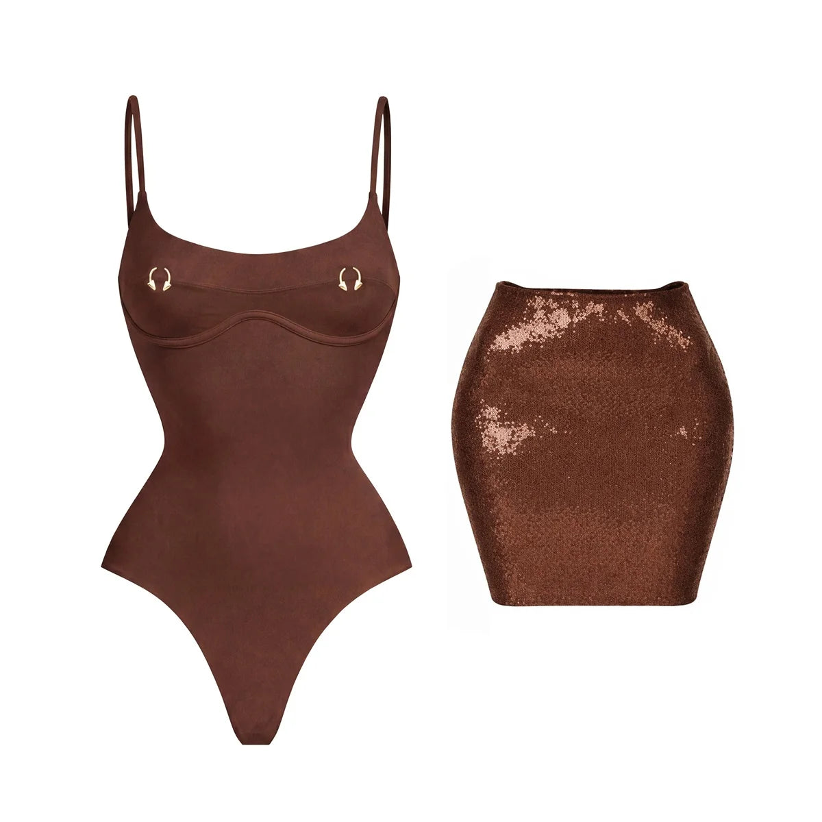Bañador Mujer Monokini Sexy Push Up Corte Alto 2 Piezas Color Sólido Verano 2026