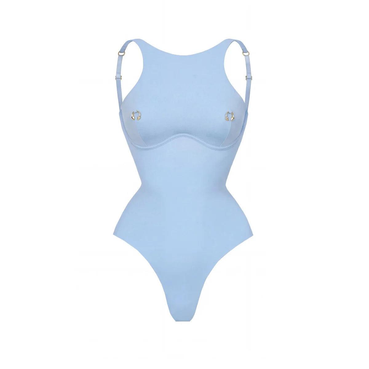 Bañador Mujer Monokini Sexy Push Up Corte Alto 2 Piezas Color Sólido Verano 2026