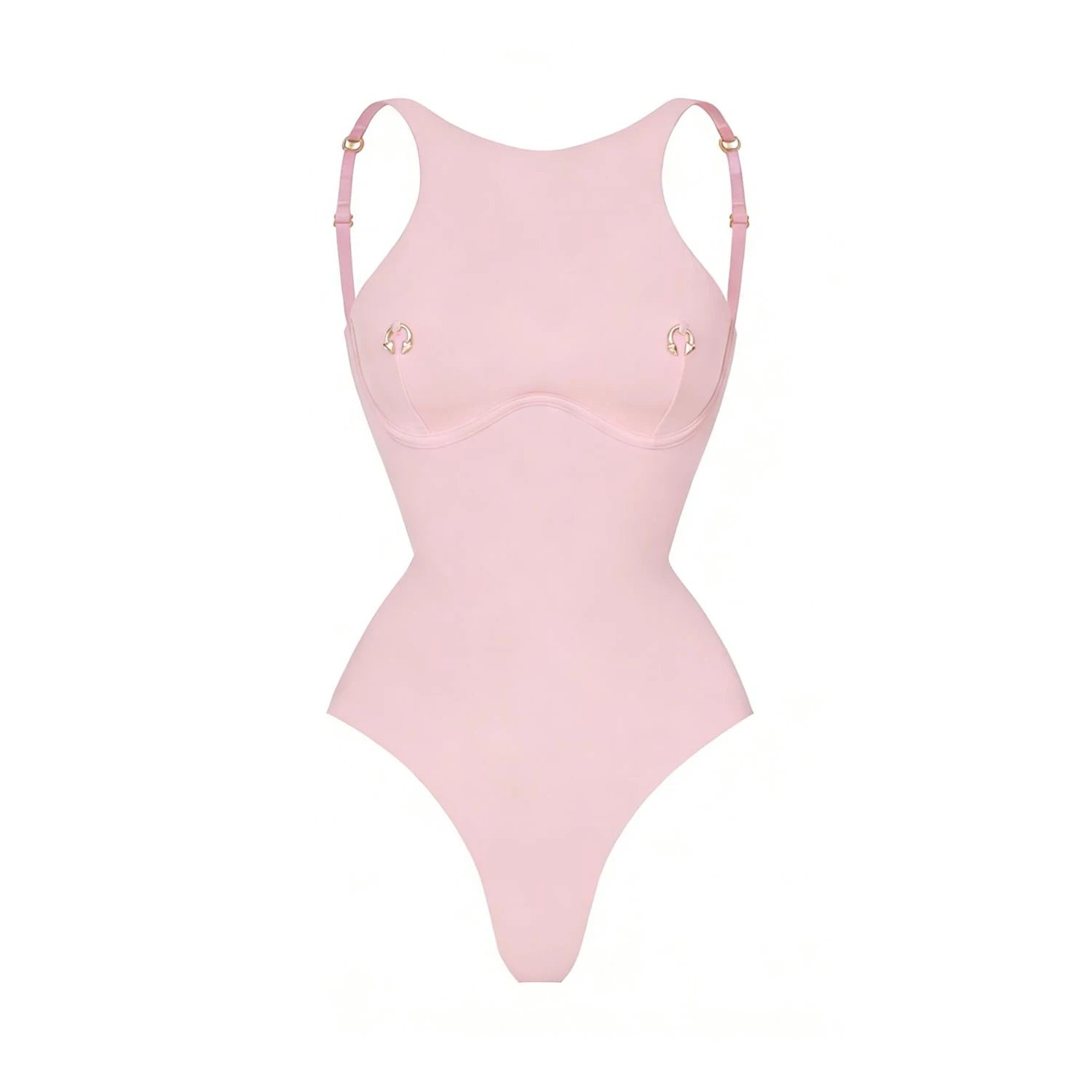 Bañador Mujer Monokini Sexy Push Up Corte Alto 2 Piezas Color Sólido Verano 2026