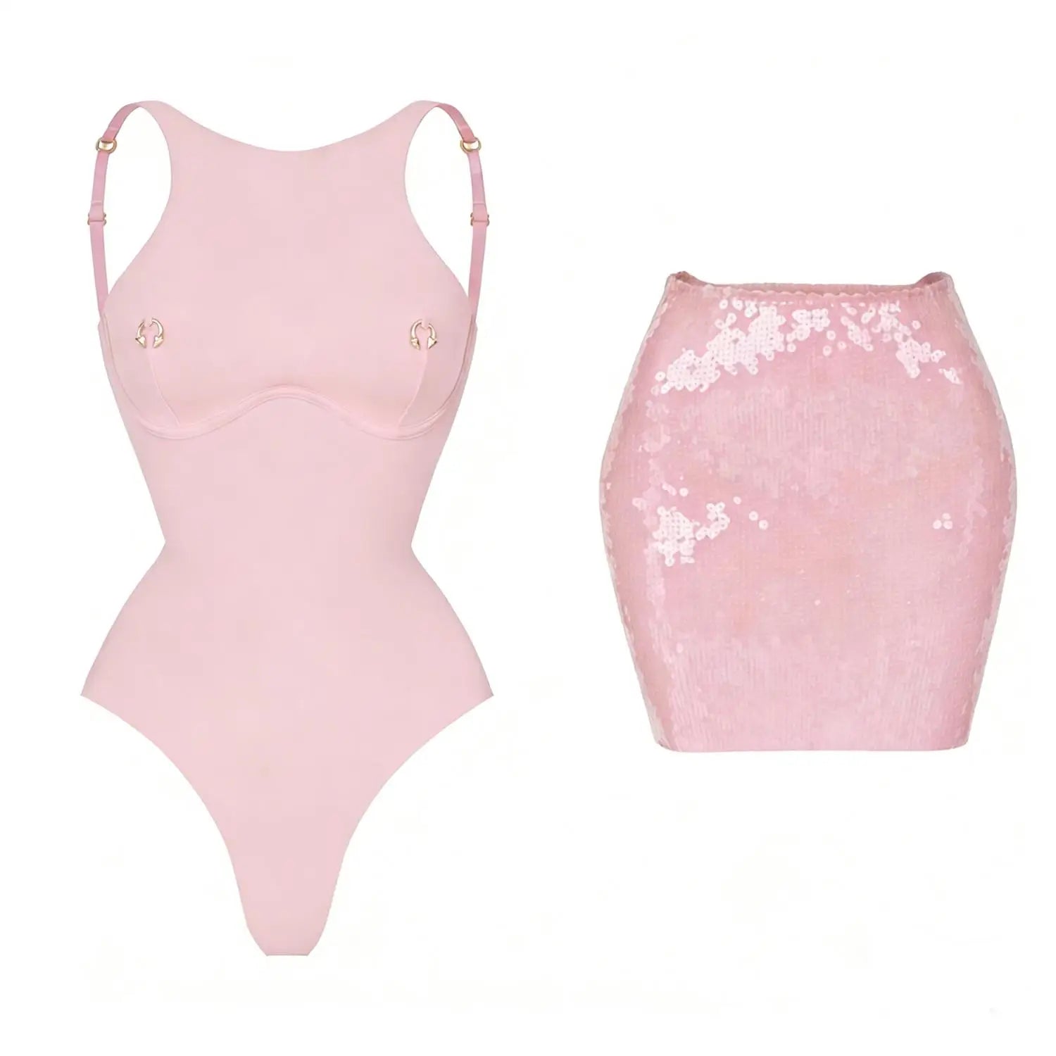Bañador Mujer Monokini Sexy Push Up Corte Alto 2 Piezas Color Sólido Verano 2026