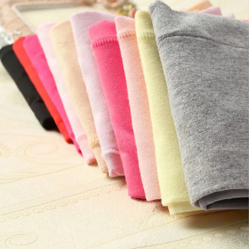 Women's Panties Abdominal Shaping Briefs Cotton Underpants Plus Size High Waist Underwear Ladies Solid Color Sexy Lingeries Soft