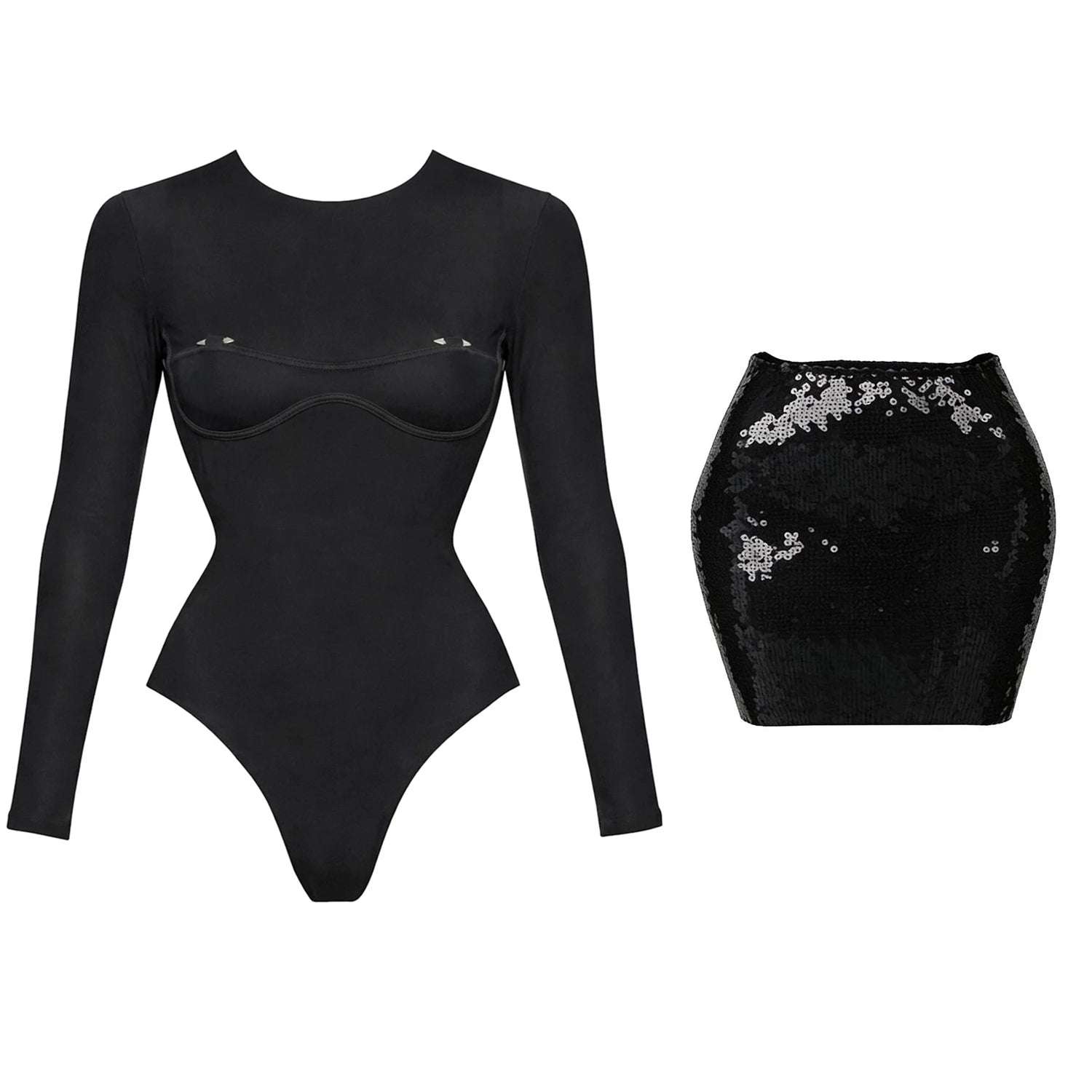 Bañador Mujer Monokini Sexy Push Up Corte Alto 2 Piezas Color Sólido Verano 2026