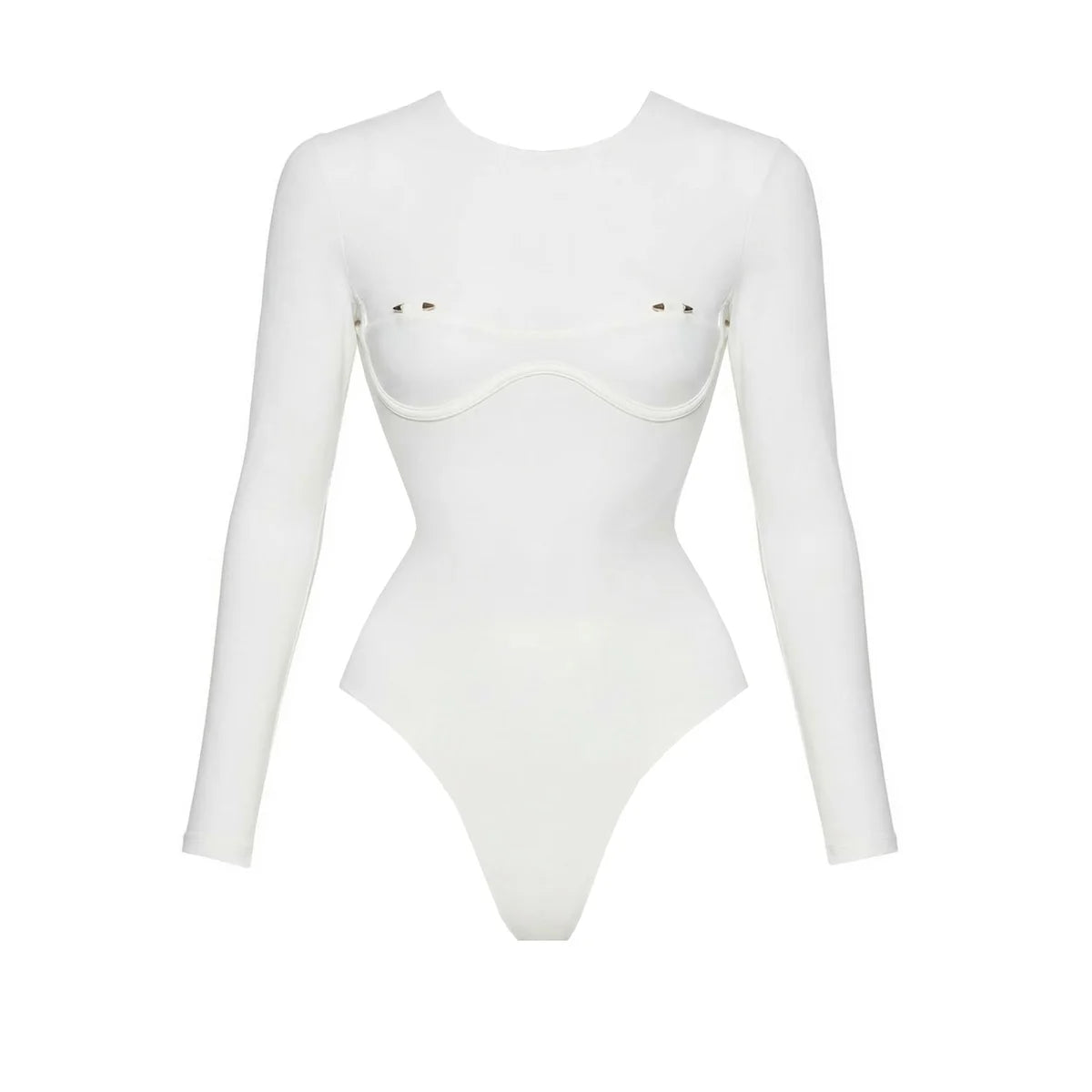 Bañador Mujer Monokini Sexy Push Up Corte Alto 2 Piezas Color Sólido Verano 2026