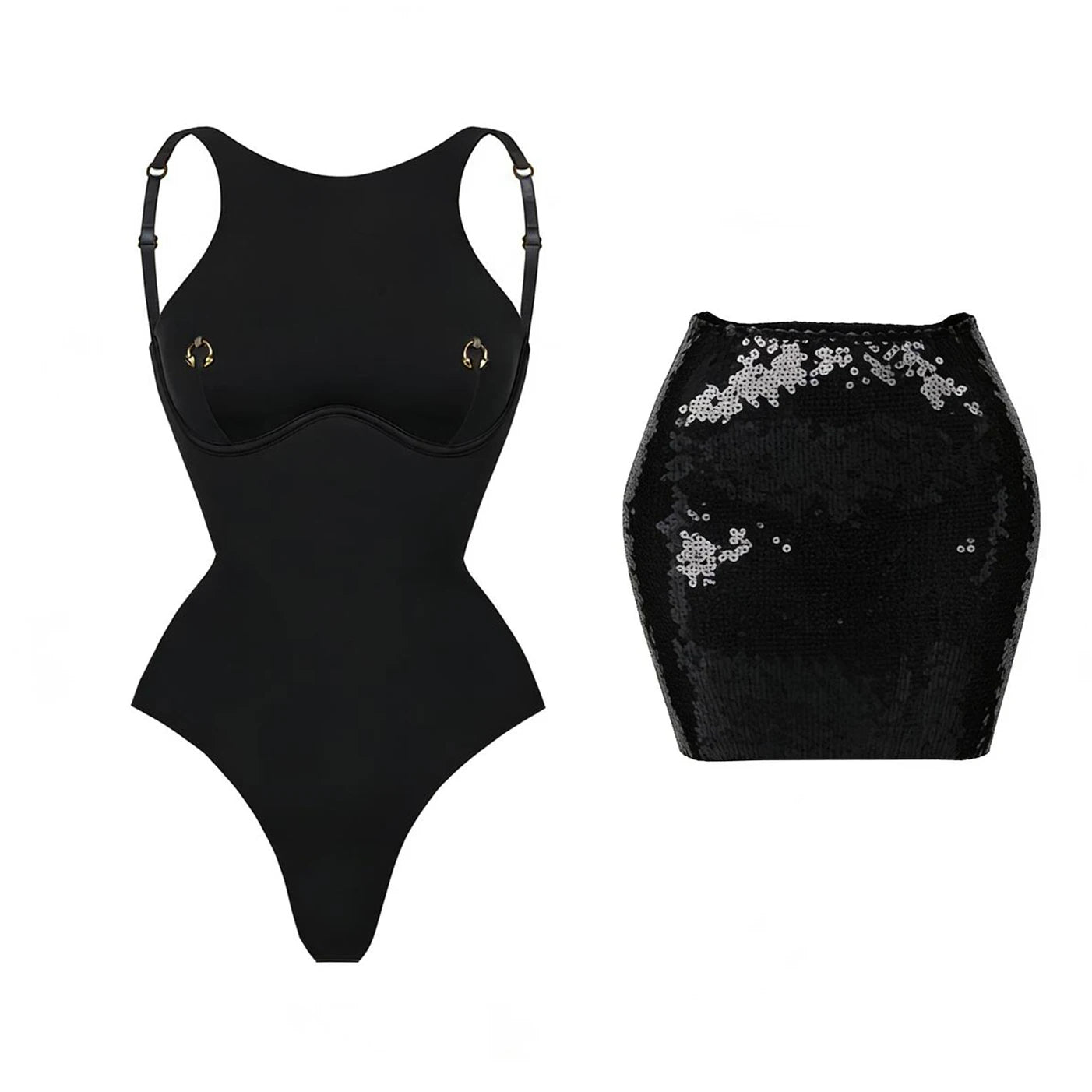 Bañador Mujer Monokini Sexy Push Up Corte Alto 2 Piezas Color Sólido Verano 2026